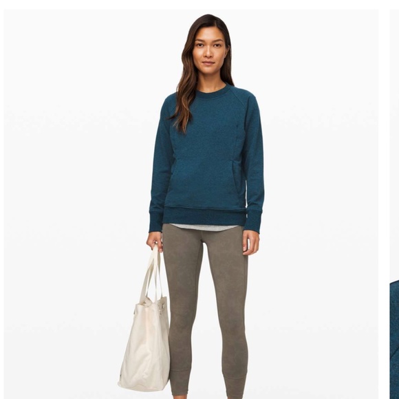 Lululemon Scuba Crew in Heather Night Diver - Picture 3 of 10